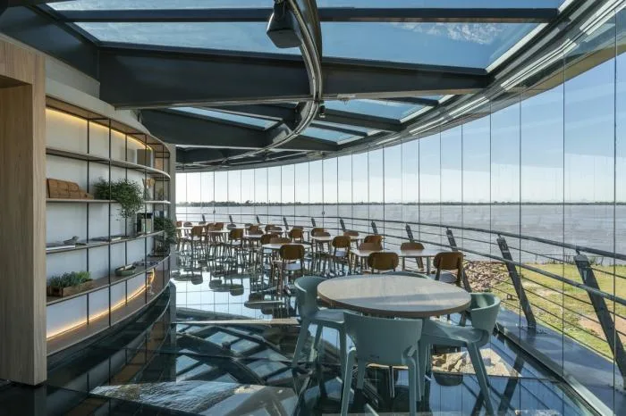 BIM Architecture | 360 ° Panoramic View Food Bar Restaurant