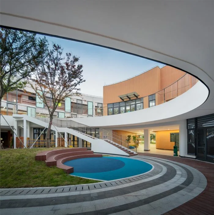 BIM Architecture | A "Conch Castle" Resting by the Sea: Dafu Bilingual Kindergarten/Shanghai Sixu Architectural Planning and Design