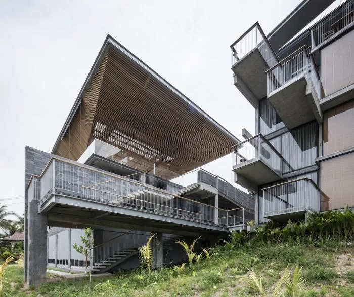 BIM Architecture | Located on a tranquil hillside, listening to the rustling of coconut groves: Varivana Resort Hotel, Phaan Island, Thailand