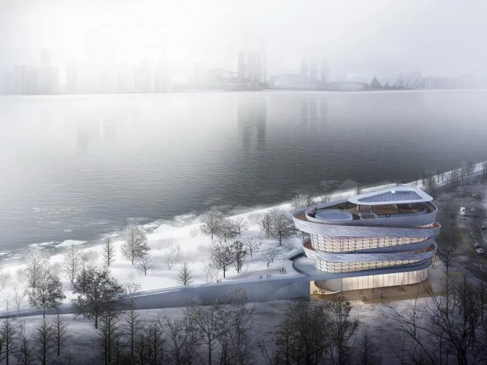 BIM Architecture | River Confluence, Born from Water, Hangzhou Qiantang River Museum Groundbreaking and Construction/Gad · Line+Studio