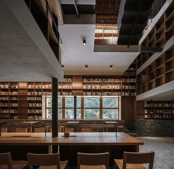 BIM Architecture | Qinglongwu Yanjiyou Rural Capsule Hotel Bookstore/Xitao Design Studio