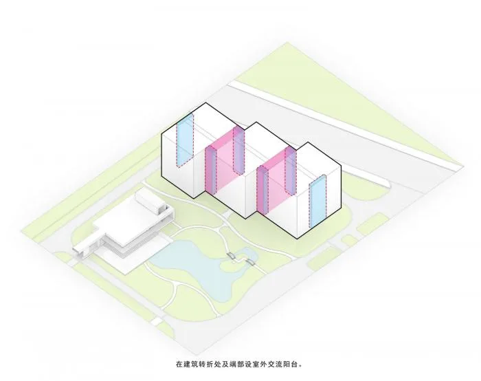 BIM Architecture | Hangzhou No.2 Middle School Qianjiang Campus Student Dormitory Building/Zhejiang University Architectural Design and Research Institute Co., Ltd