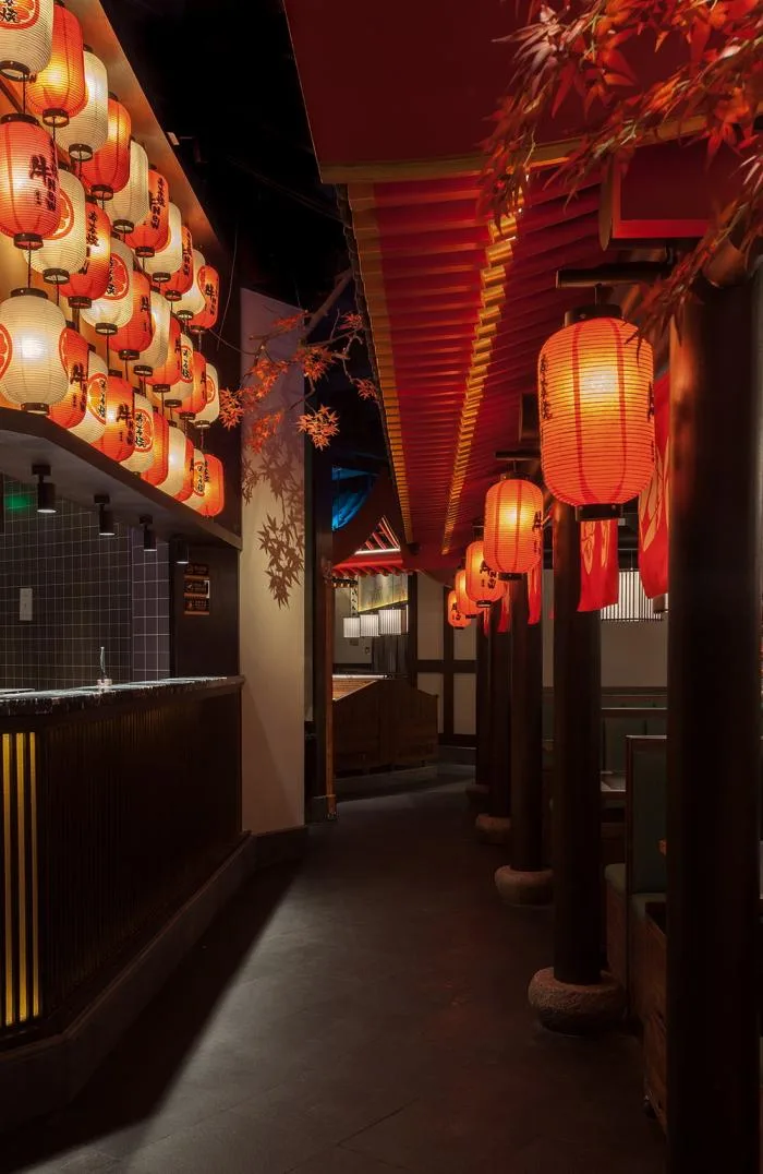 BIM Architecture | Red Leaves Falling Outside the Bamboo Corridor: Niu NEW Shouxi Burn, Shanghai/Woye Space Design Firm