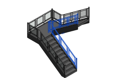 BIM Data: Revit Family Library for Architecture - Site Modeling Railings (123 RFA Files)-BIM WORLD