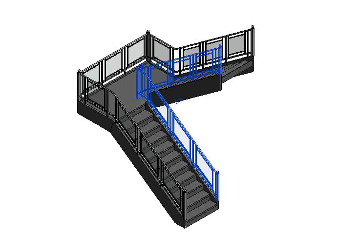 BIM Data: Revit Family Library for Architecture - Site Modeling Railings (123 RFA Files)