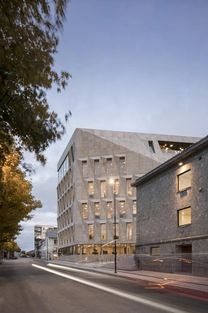 BIM Architecture | A Crystal Stone within the Arctic Circle: Bode City Hall/Atelier Lorentzen Langkilde, Norway