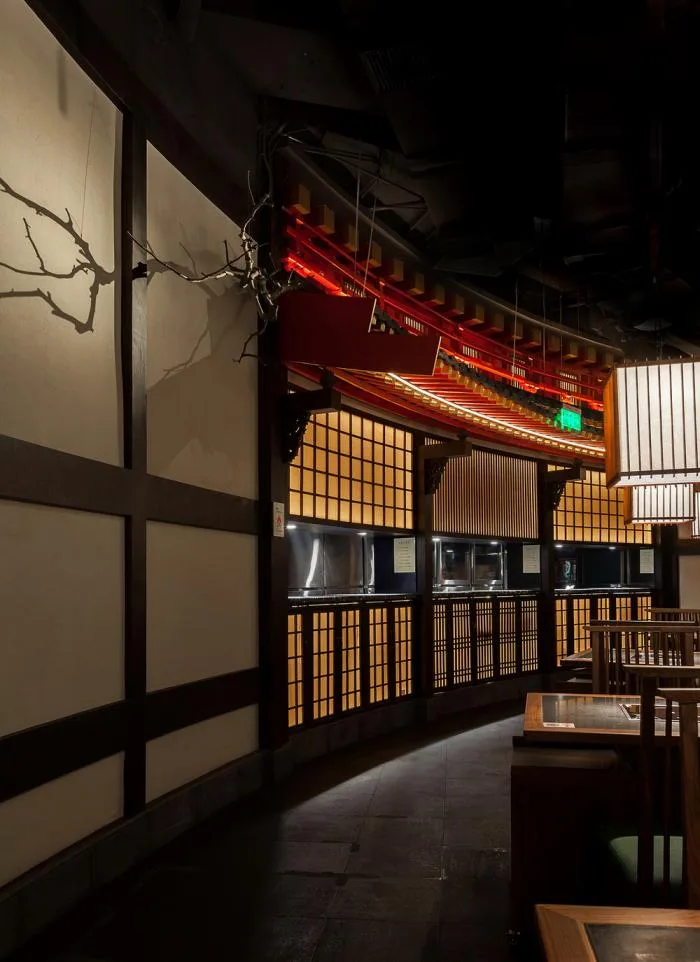 BIM Architecture | Red Leaves Falling Outside the Bamboo Corridor: Niu NEW Shouxi Burn, Shanghai/Woye Space Design Firm