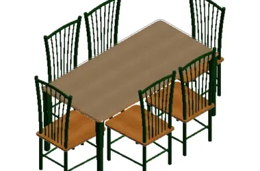 BIM Data: Revit Family Library - Multiplayer Table Table.rfa-BIM WORLD