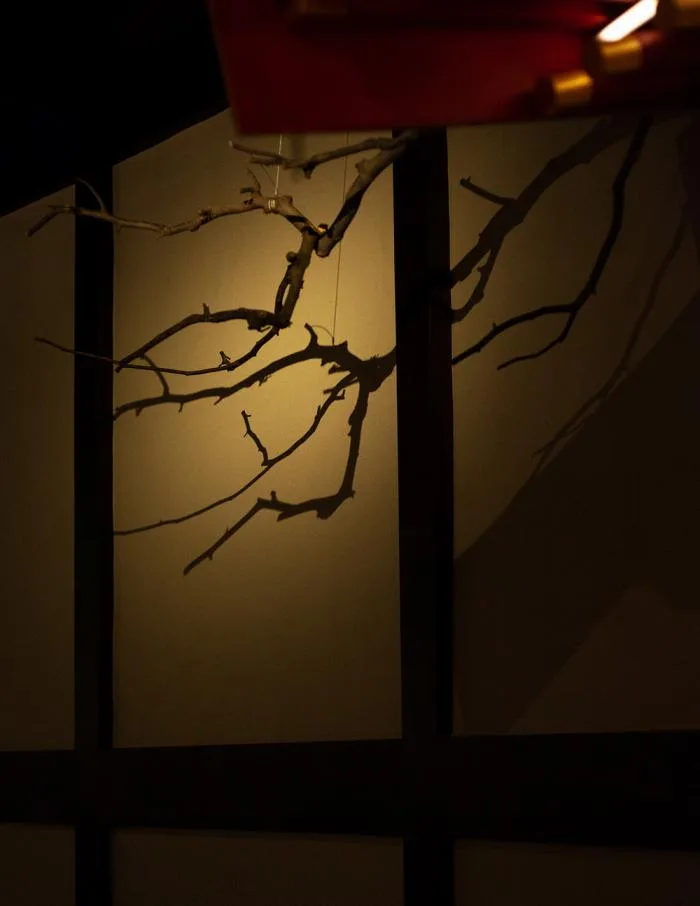 BIM Architecture | Red Leaves Falling Outside the Bamboo Corridor: Niu NEW Shouxi Burn, Shanghai/Woye Space Design Firm