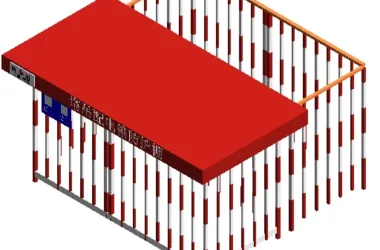 BIM Data: Revit Family Library for Tower Crane Distribution Box and Protection (RFA)-BIM WORLD