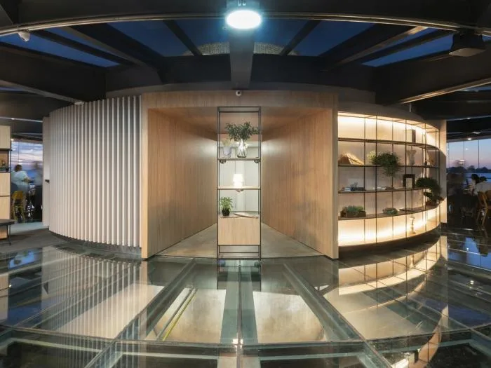 BIM Architecture | 360 ° Panoramic View Food Bar Restaurant