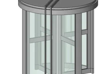 BIM Resources: Revit Family Library Featuring Rotating Door.rfa-BIM WORLD