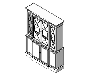 BIM Data: Revit Family Library – Wine and Dining Cabinets (Cabinet 02).rfa-BIM WORLD