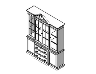 BIM Data: Revit Family Library – Cabinet 04.rfa-BIM WORLD