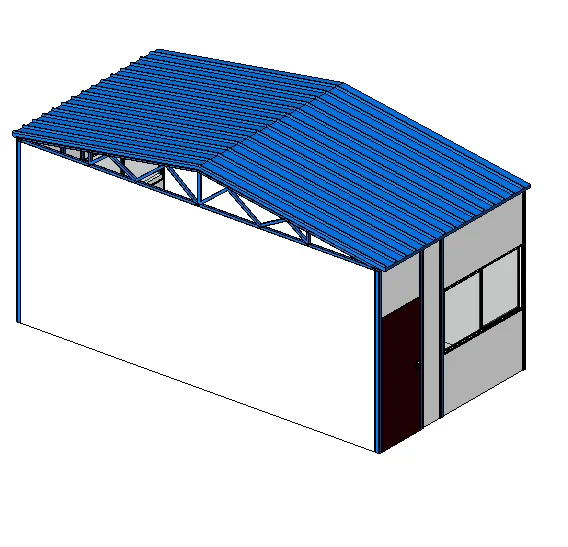 BIM Data | Revit Family Library - Single Row Dormitory.rfa