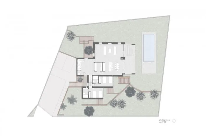 BIM Architecture | Integration of Primitive Brutality and Modern Elements: Baham/Moreira House