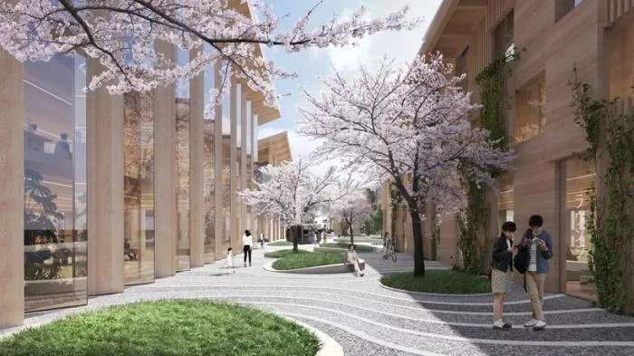 BIM Architecture | BIG will build Toyota's Internet of Things 'Weaving City' at the foot of Mount Fuji