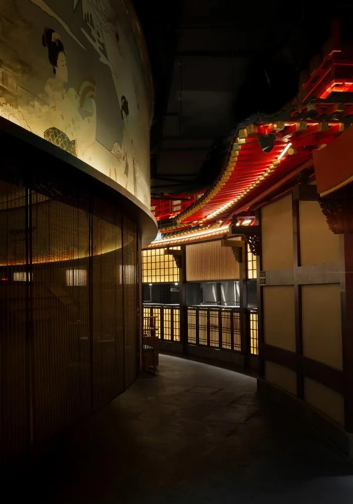 BIM Architecture | Red Leaves Falling Outside the Bamboo Corridor: Niu NEW Shouxi Burn, Shanghai/Woye Space Design Firm
