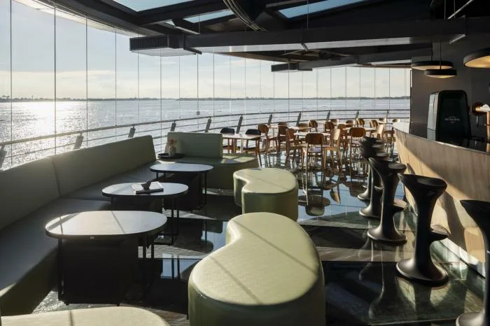 BIM Architecture | 360 ° Panoramic View Food Bar Restaurant