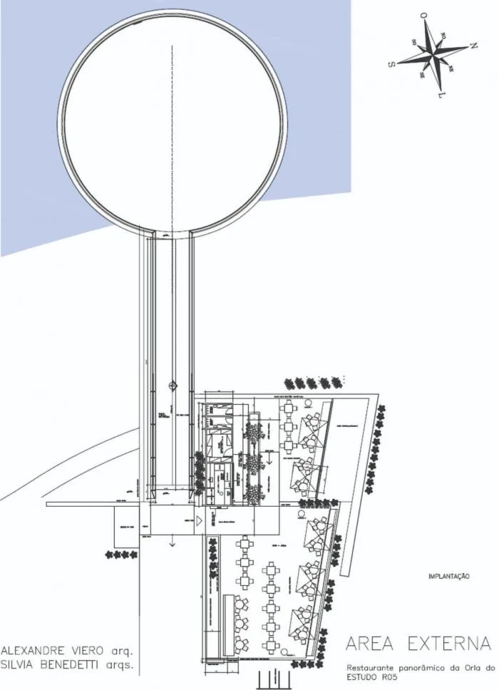 BIM Architecture | 360 ° Panoramic View Food Bar Restaurant