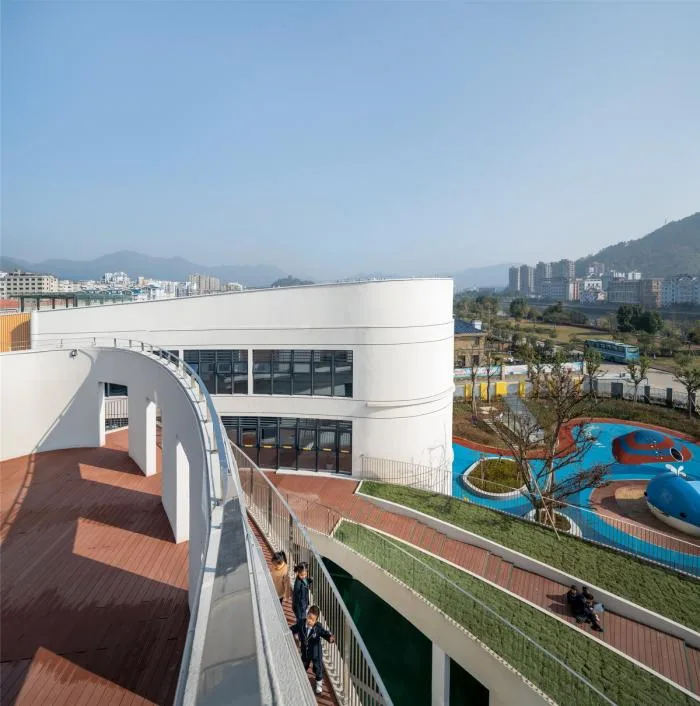 BIM Architecture | A "Conch Castle" Resting by the Sea: Dafu Bilingual Kindergarten/Shanghai Sixu Architectural Planning and Design