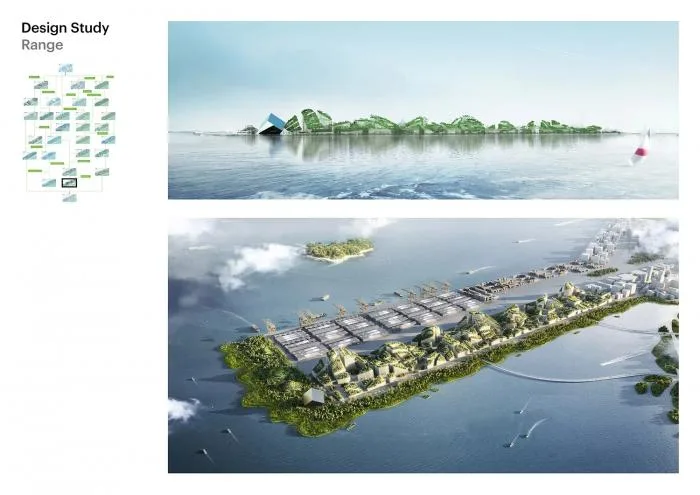 BIM Architecture | MVRDV Shenzhen Tencent Park Bidding Proposal - A Rolling Mountain Range