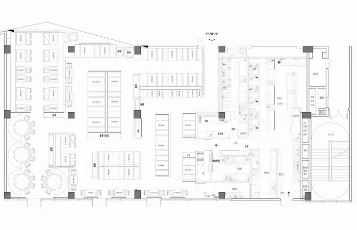 BIM Architecture | 'Tianye Mountain and River': Fat Cat Chinese Restaurant, Shanghai Juyuan Branch / Woye Space Design Firm