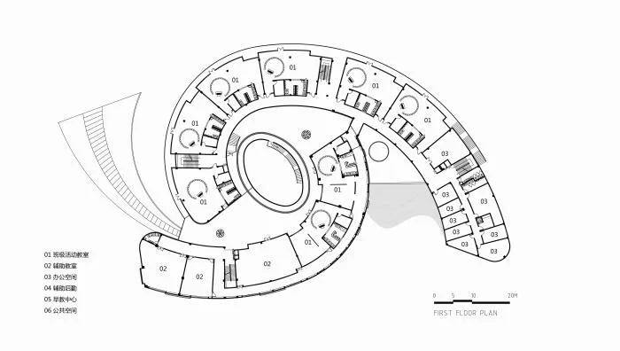 BIM Architecture | A "Conch Castle" Resting by the Sea: Dafu Bilingual Kindergarten/Shanghai Sixu Architectural Planning and Design