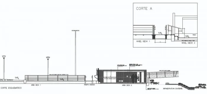 BIM Architecture | 360 ° Panoramic View Food Bar Restaurant