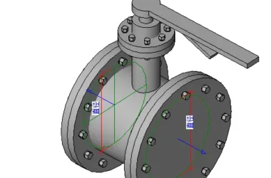 BIM Data: Revit Family Library for Flanged Signal Butterfly Valves (.rfa)-BIM WORLD