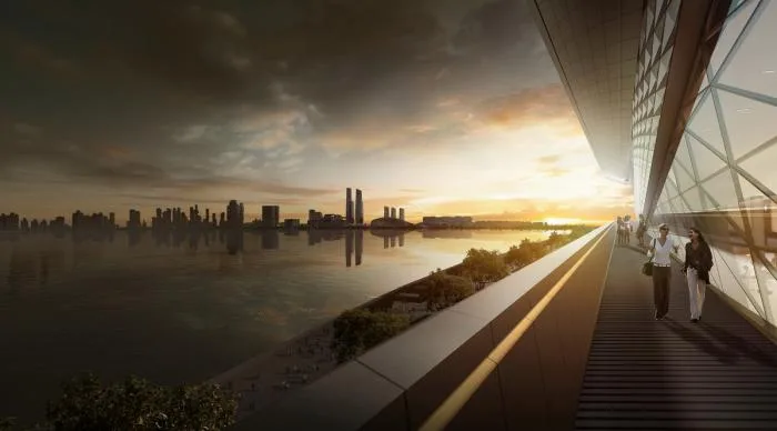 BIM Architecture | River Confluence, Born from Water, Hangzhou Qiantang River Museum Groundbreaking and Construction/Gad · Line+Studio