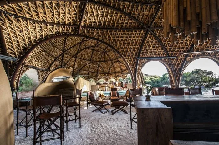 BIM Architecture | Primitive Caves Under Giant Stones on Coastal Beaches: Sri Lanka Tent Hotel/Nomadic Resorts