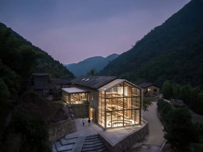 BIM Architecture | Qinglongwu Yanjiyou Rural Capsule Hotel Bookstore/Xitao Design Studio
