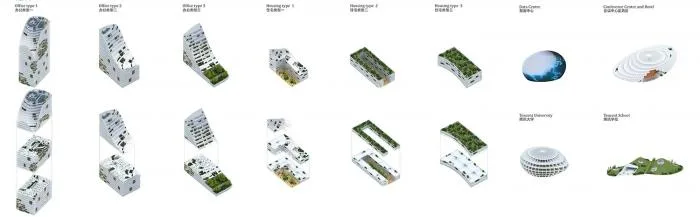 BIM Architecture | MVRDV Shenzhen Tencent Park Bidding Proposal - A Rolling Mountain Range