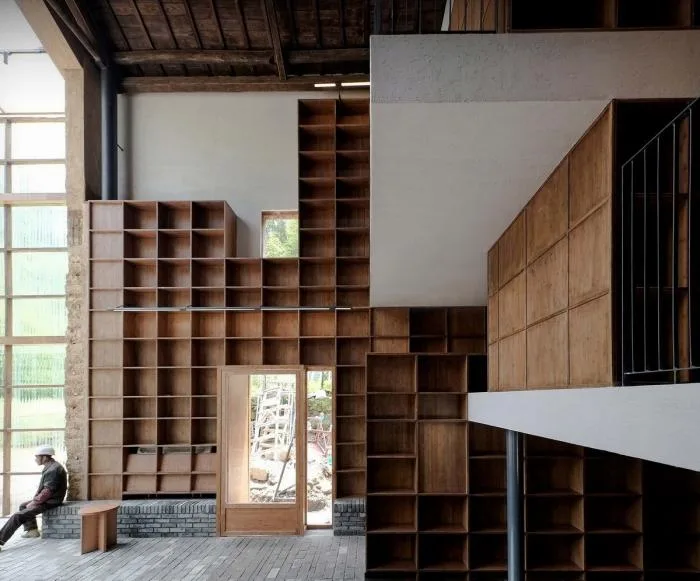 BIM Architecture | Qinglongwu Yanjiyou Rural Capsule Hotel Bookstore/Xitao Design Studio