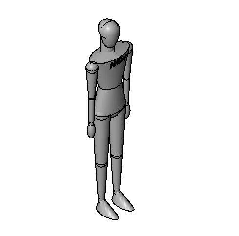 BIM Data | Revit Family Library - Architecture - Site Modeling Family - Characters (RFA, 6 in total)