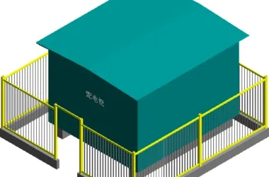 BIM Data: Revit Family Library – Distribution Room with Edge.rfa-BIM WORLD
