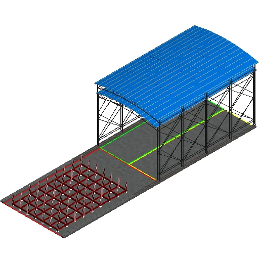BIM Data | Revit Family Library - Reinforcement Processing Shed Renovation. rfa