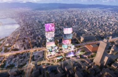 BIM Architecture: Taipei Twin Towers Featuring Full-Height Screens by MVRDV-BIM WORLD