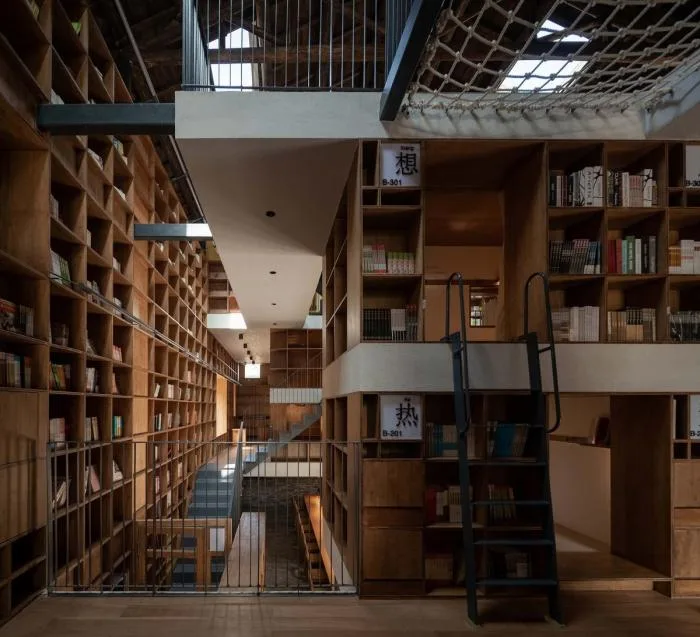 BIM Architecture | Qinglongwu Yanjiyou Rural Capsule Hotel Bookstore/Xitao Design Studio