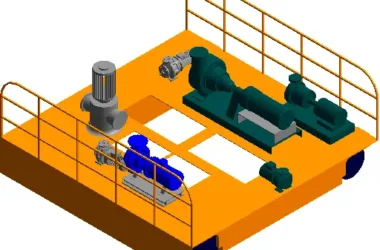 BIM Data: Revit Family Library for Automotive Crane Engine (.rfa)-BIM WORLD