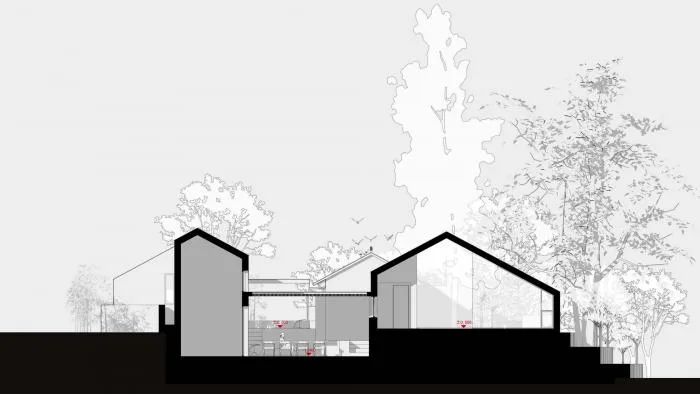 BIM Architecture | Shuxiayuan, Zhangjiazhuang Village, Beijing/Spatial Evolution