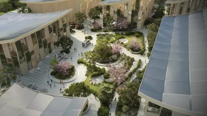 BIM Architecture | BIG will build Toyota's Internet of Things 'Weaving City' at the foot of Mount Fuji