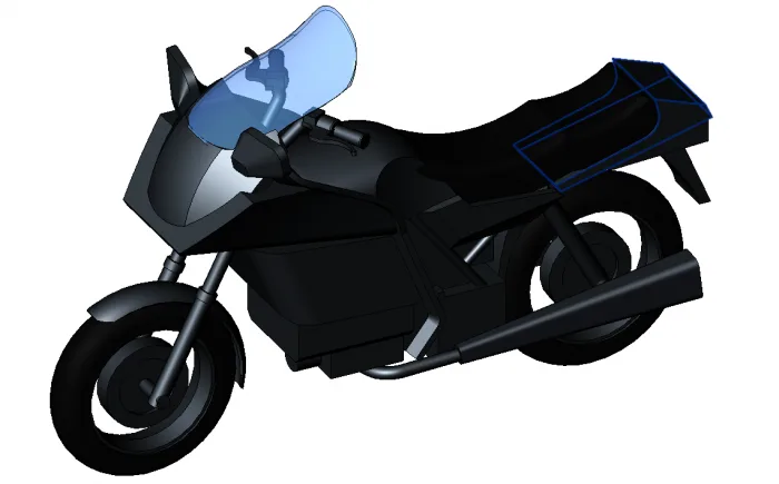 BIM Data: Motorcycle Revit Family Library (.rfa)