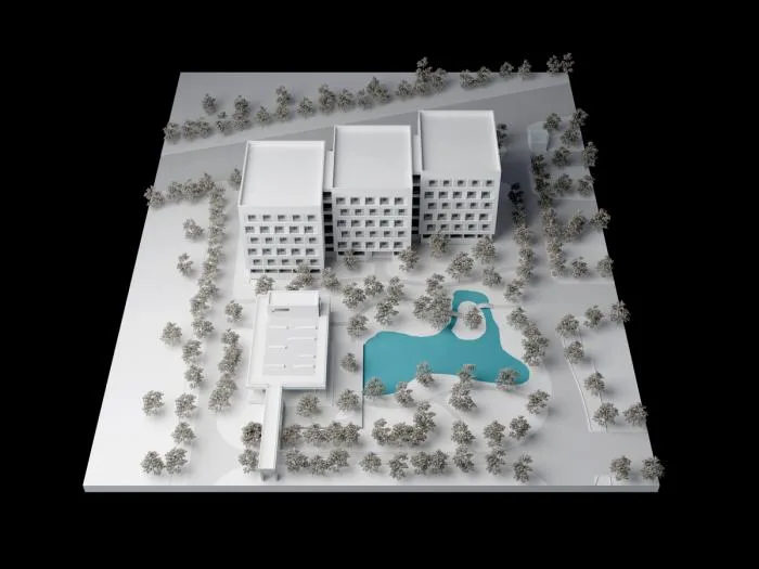 BIM Architecture | Hangzhou No.2 Middle School Qianjiang Campus Student Dormitory Building/Zhejiang University Architectural Design and Research Institute Co., Ltd