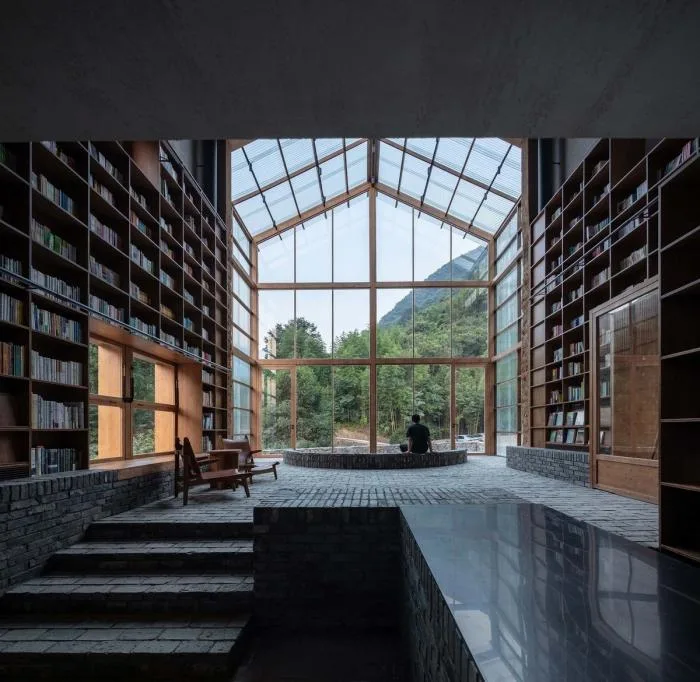 BIM Architecture | Qinglongwu Yanjiyou Rural Capsule Hotel Bookstore/Xitao Design Studio