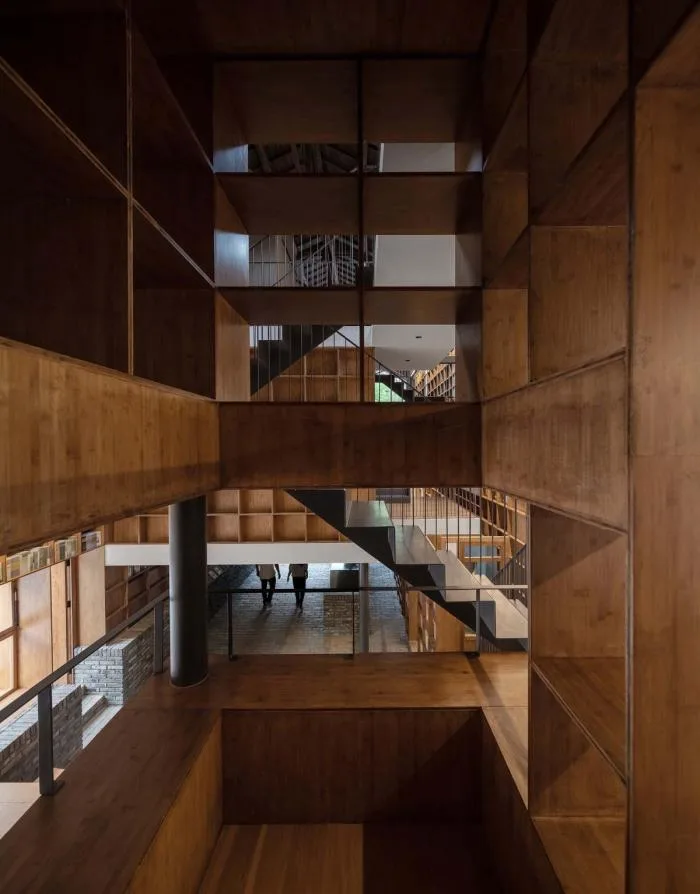 BIM Architecture | Qinglongwu Yanjiyou Rural Capsule Hotel Bookstore/Xitao Design Studio