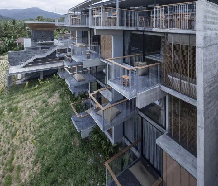 BIM Architecture | Located on a tranquil hillside, listening to the rustling of coconut groves: Varivana Resort Hotel, Phaan Island, Thailand