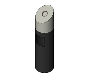 BIM Data: Revit Family Library – Indoor Trash Can 037.rfa-BIM WORLD
