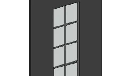 BIM Data: Revit Family Library for High Curtain Wall Windows (.rfa)-BIM WORLD